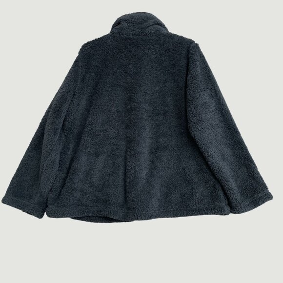 32 Degrees Heat Women's XL Navy Faux Fur Plush Jacket Jck0247 - Picture 3 of 11